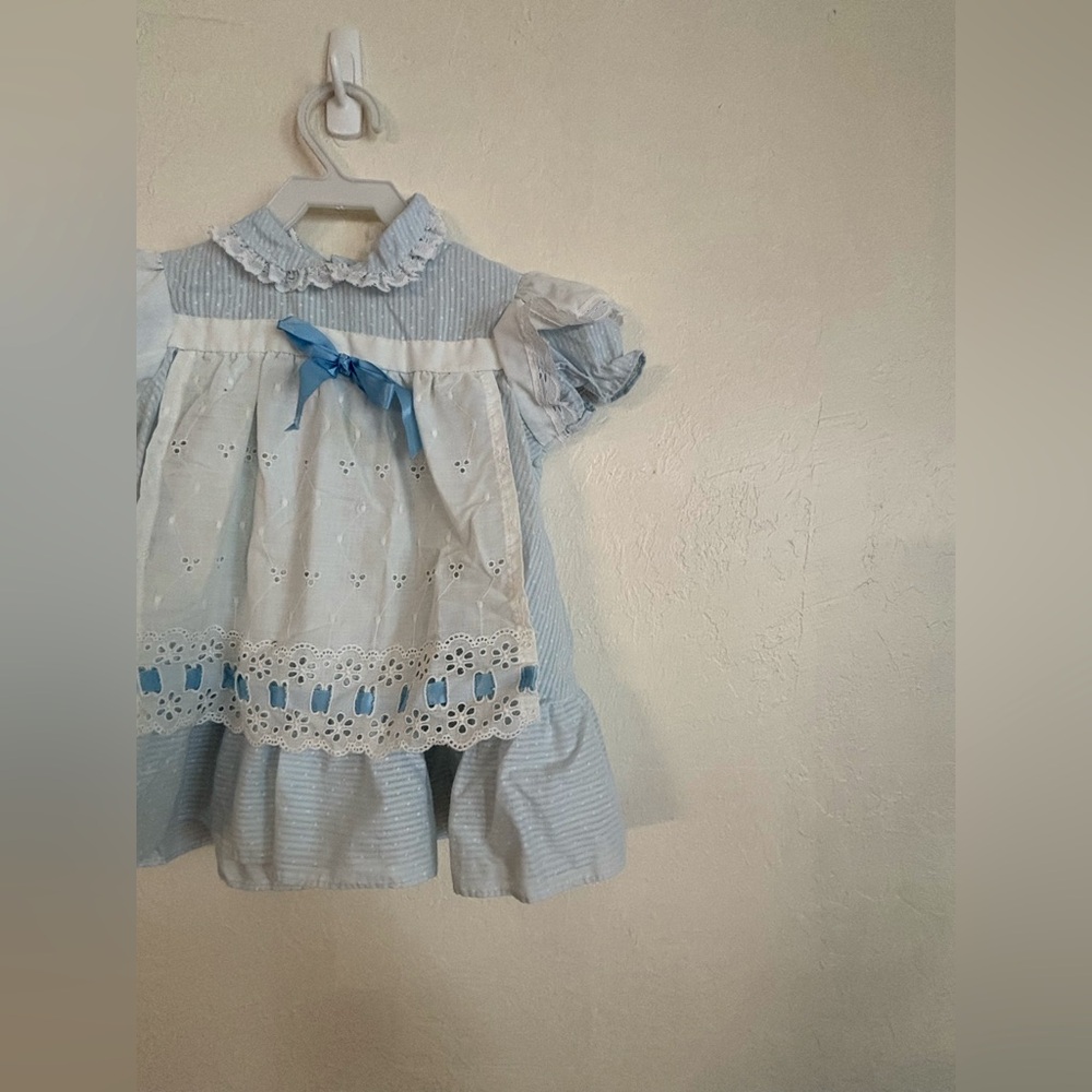 Disney Winnie The Pooh Brand Toddler Dress| Vintage/ Retro/ Blue/ Charming| 2T